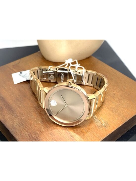 Movado Women\'s Watch 3601107 Bold Swiss Quartz Rose Gold Stainless Steel 34mm main image 4